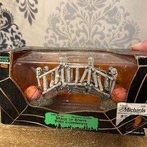 Lemax Spooky Town “Bridge of Bones” Retired Collectible